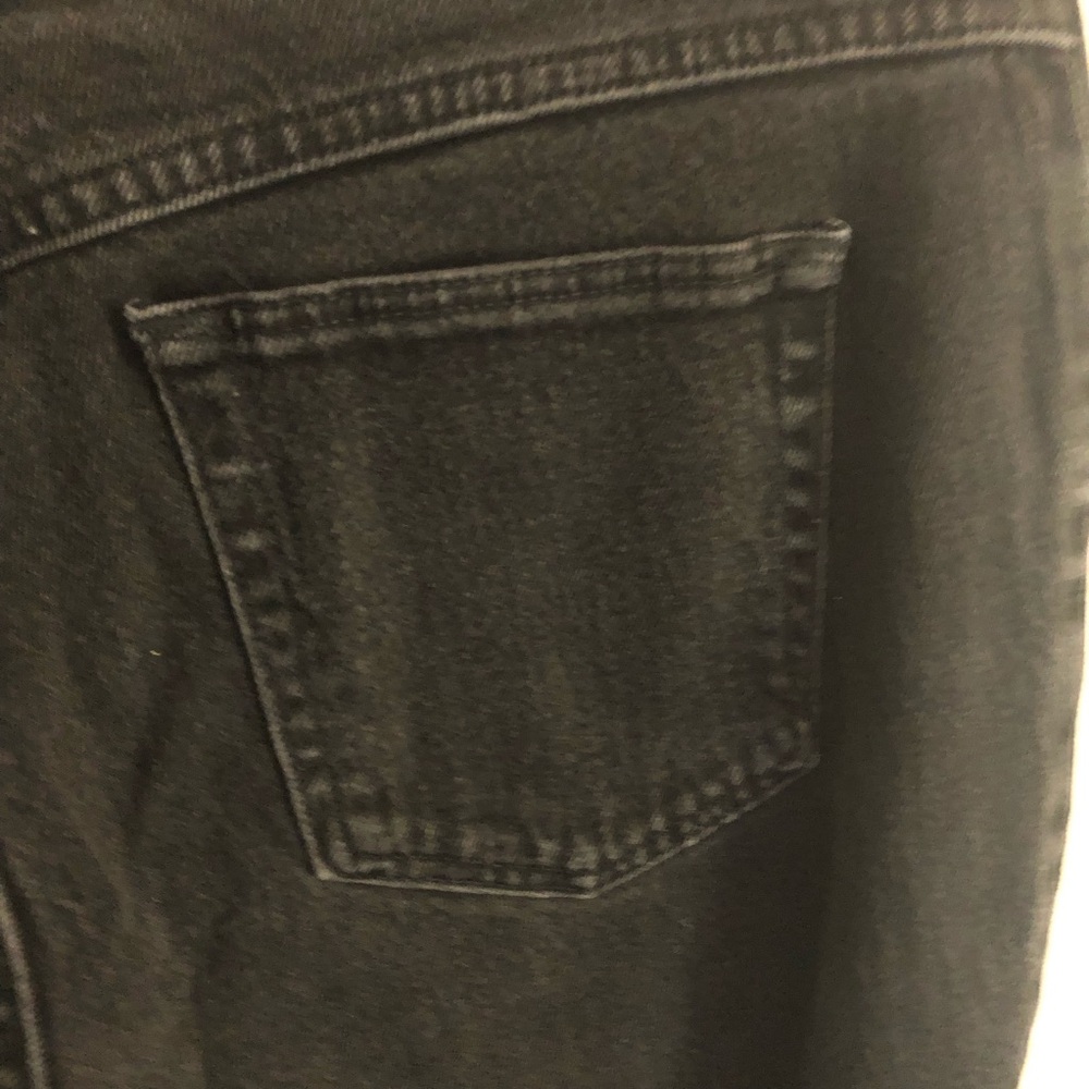 Vintage Y2K Chic Plus Size Black Denim Capri Pants - Picture 4 of 8